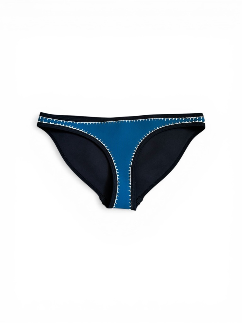 Triangl crochet trim neoprene bikini bottoms